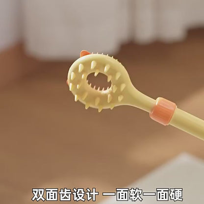 2 In 1 Retractable Cat Teaser Wand Double Sided Massager