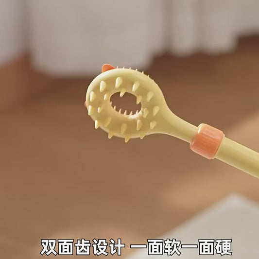2 In 1 Retractable Cat Teaser Wand Double Sided Massager
